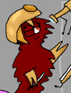 picture of Fuzz\'s hat