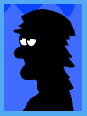 silhouette of man moving stone