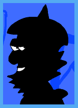 silhouette of dodgy-looking man in helmet