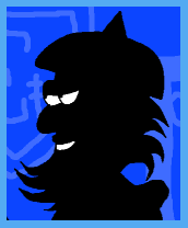 silhouette of dodgy-looking man in helmet