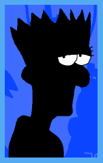 silhouette of woman with spiky hair