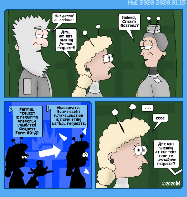 MoE 5920 15/01/2020 :: Part Seven: Seats of Power \/\/ Diplomacy