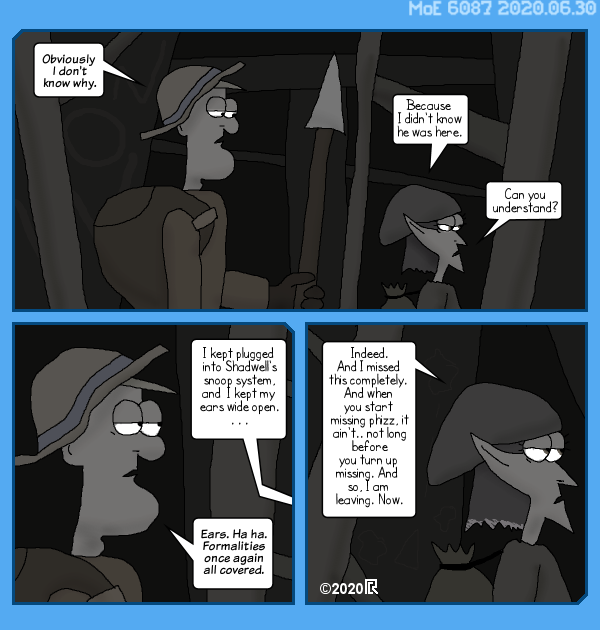 MoE 6087 30/06/2020 :: Part Seven: Seats of Power \/\/ High Level Meetings