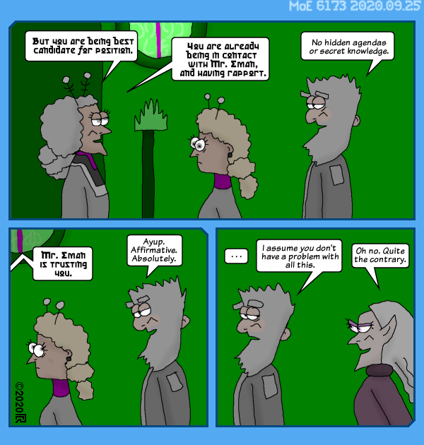 MoE 6173 25/09/2020 :: Part Seven: Seats of Power \/\/ High Level Meetings
