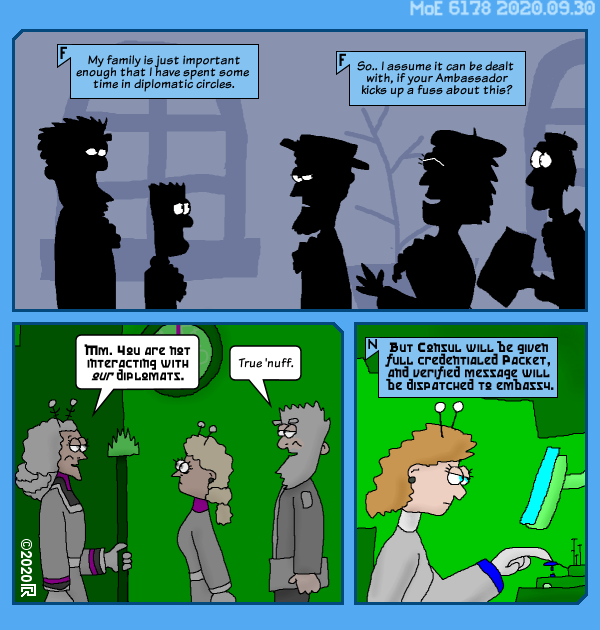 MoE 6178 30/09/2020 :: Part Seven: Seats of Power \/\/ High Level Meetings