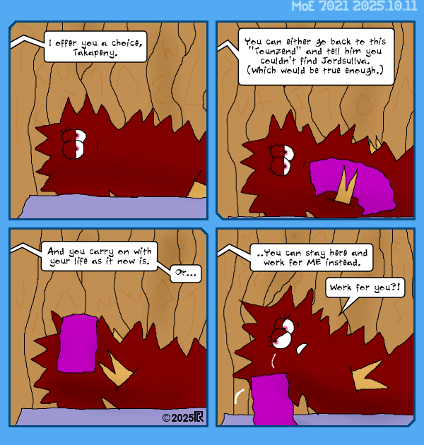 MoE 7021 11/10/2025 :: Part Eight: New Days \/\/ Laser-Like Focus