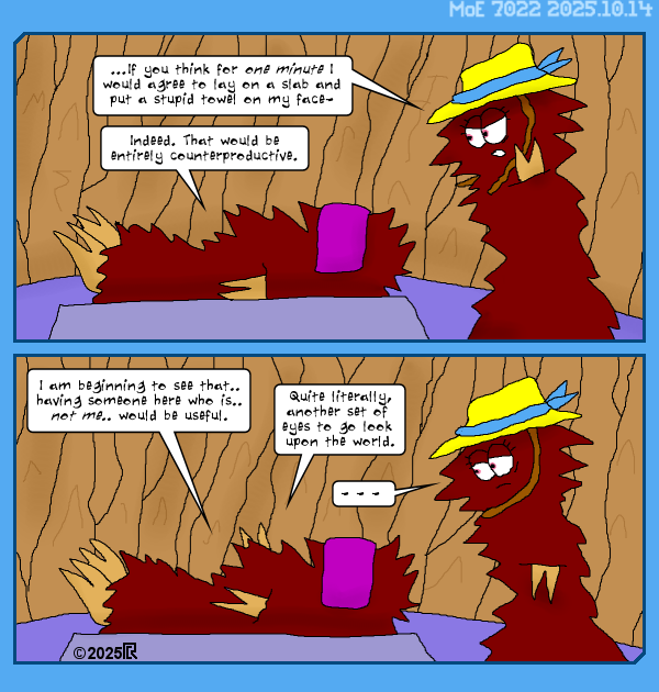 MoE 7022 14/10/2025 :: Part Eight: New Days \/\/ Laser-Like Focus