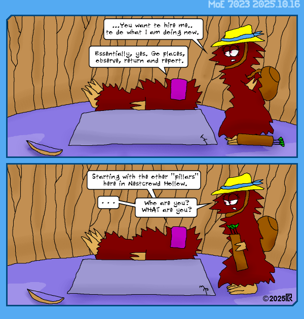 MoE 7023 16/10/2025 :: Part Eight: New Days \/\/ Laser-Like Focus