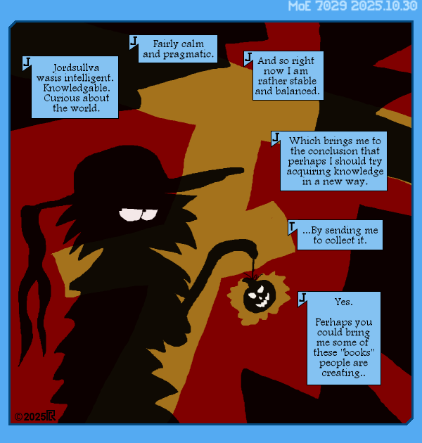 MoE 7029 30/10/2025 :: Part Eight: New Days \/\/ Laser-Like Focus