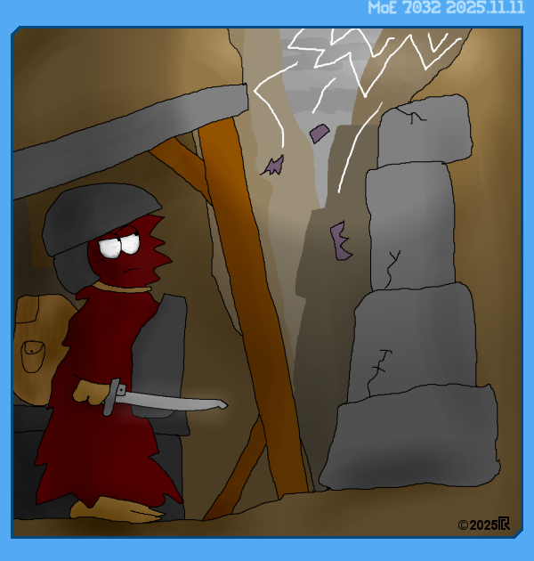 MoE 7032 11/11/2025 :: Part Eight: New Days \/\/ Supplementary art \/\/ by Robert M Cook