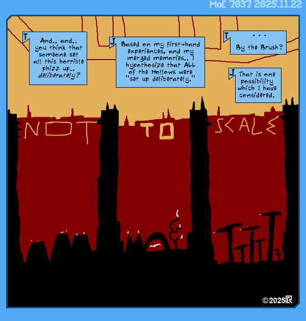 MoE 7037 22/11/2025 :: Part Eight: New Days \/\/ Laser-Like Focus