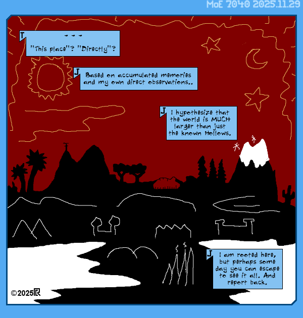 MoE 7040 29/11/2025 :: Part Eight: New Days \/\/ Laser-Like Focus