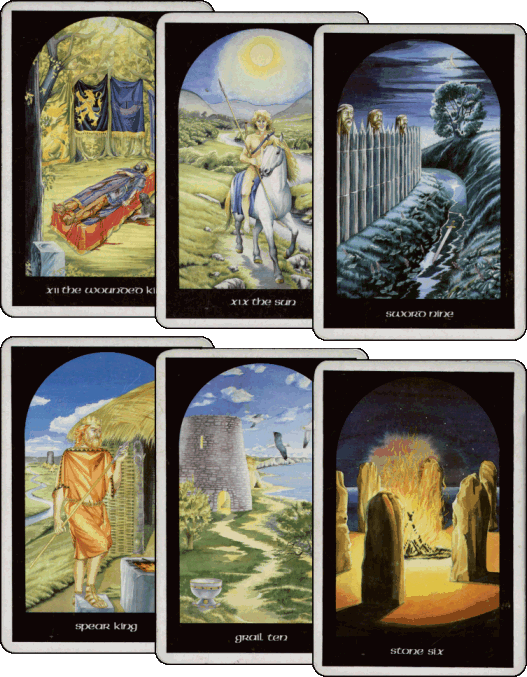 Samples from Arthurian deck